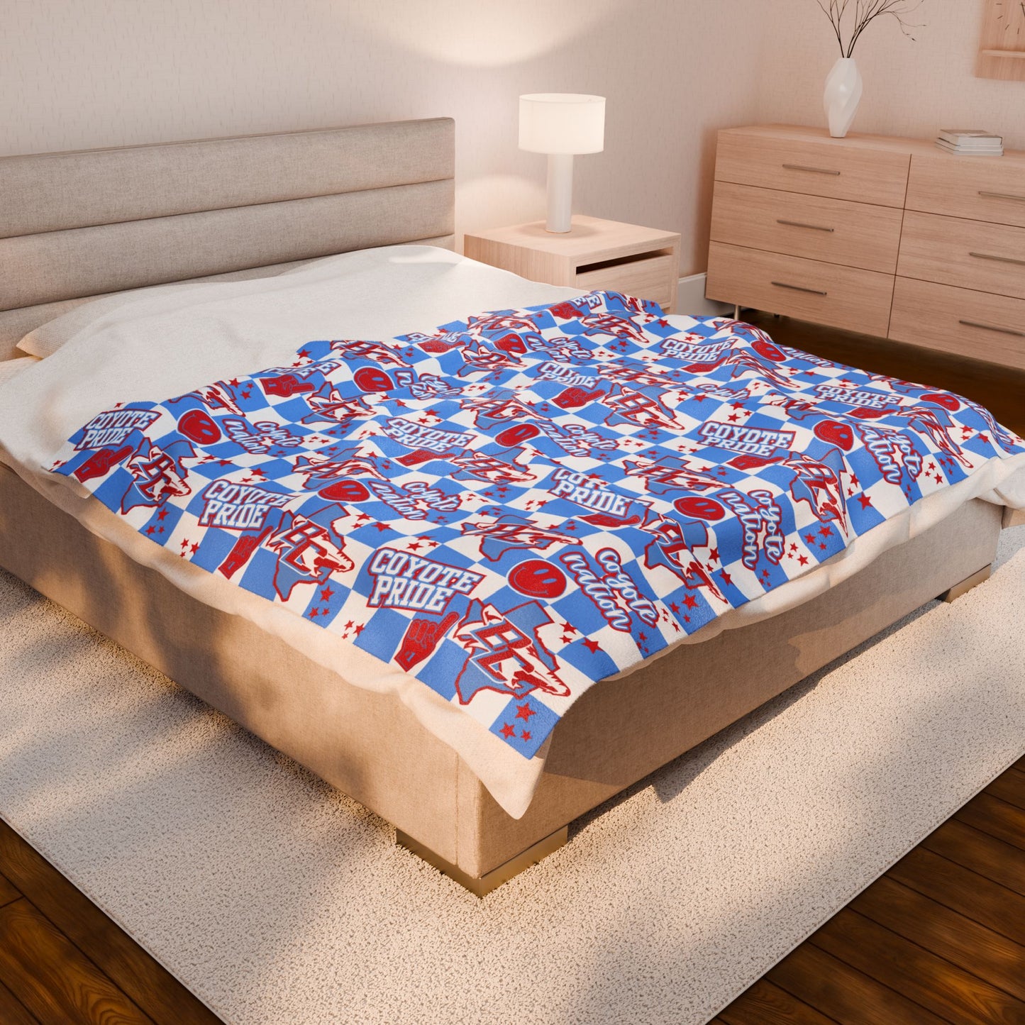 BC coyote spirit blanket