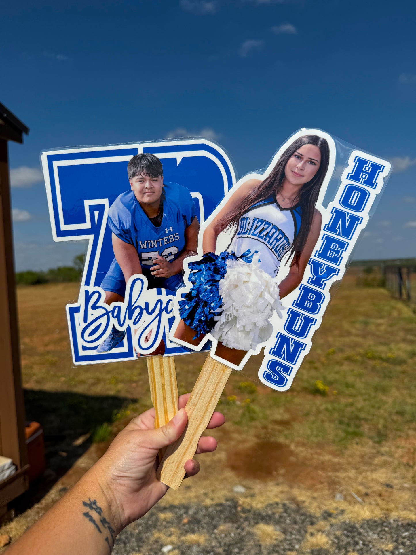 CUSTOM FANS/SIGNS number & name