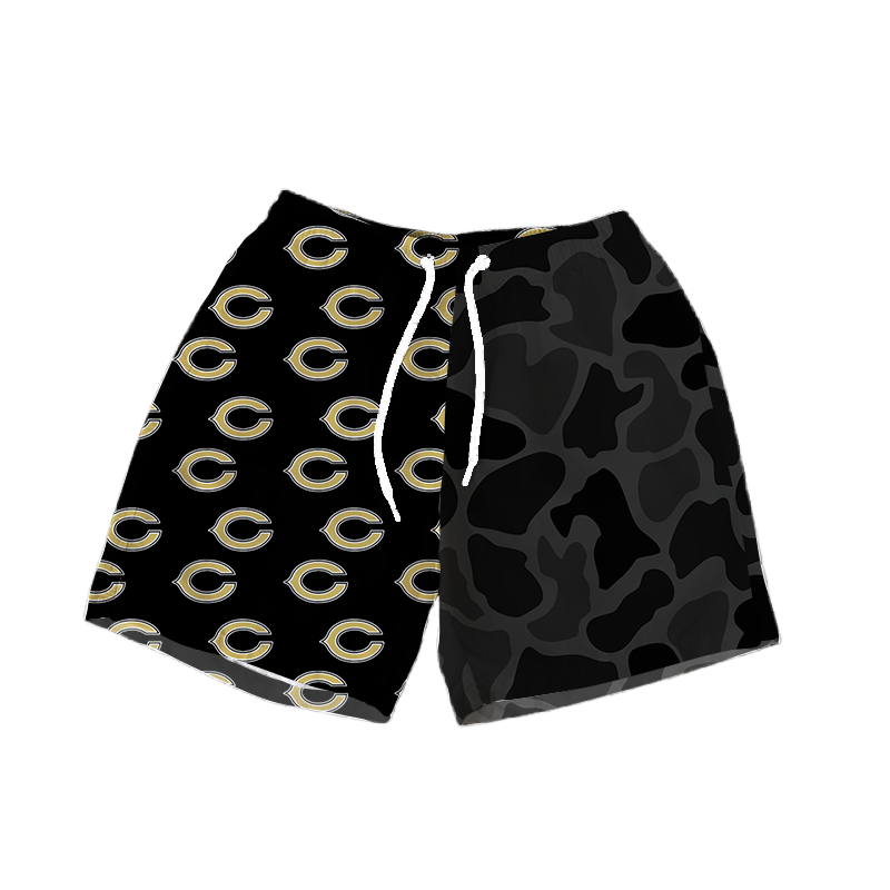 BOYS CLYDE shorts black camo