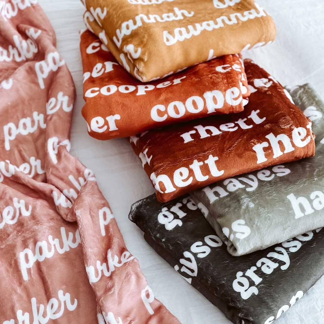 Cozy Personalized Blankets
