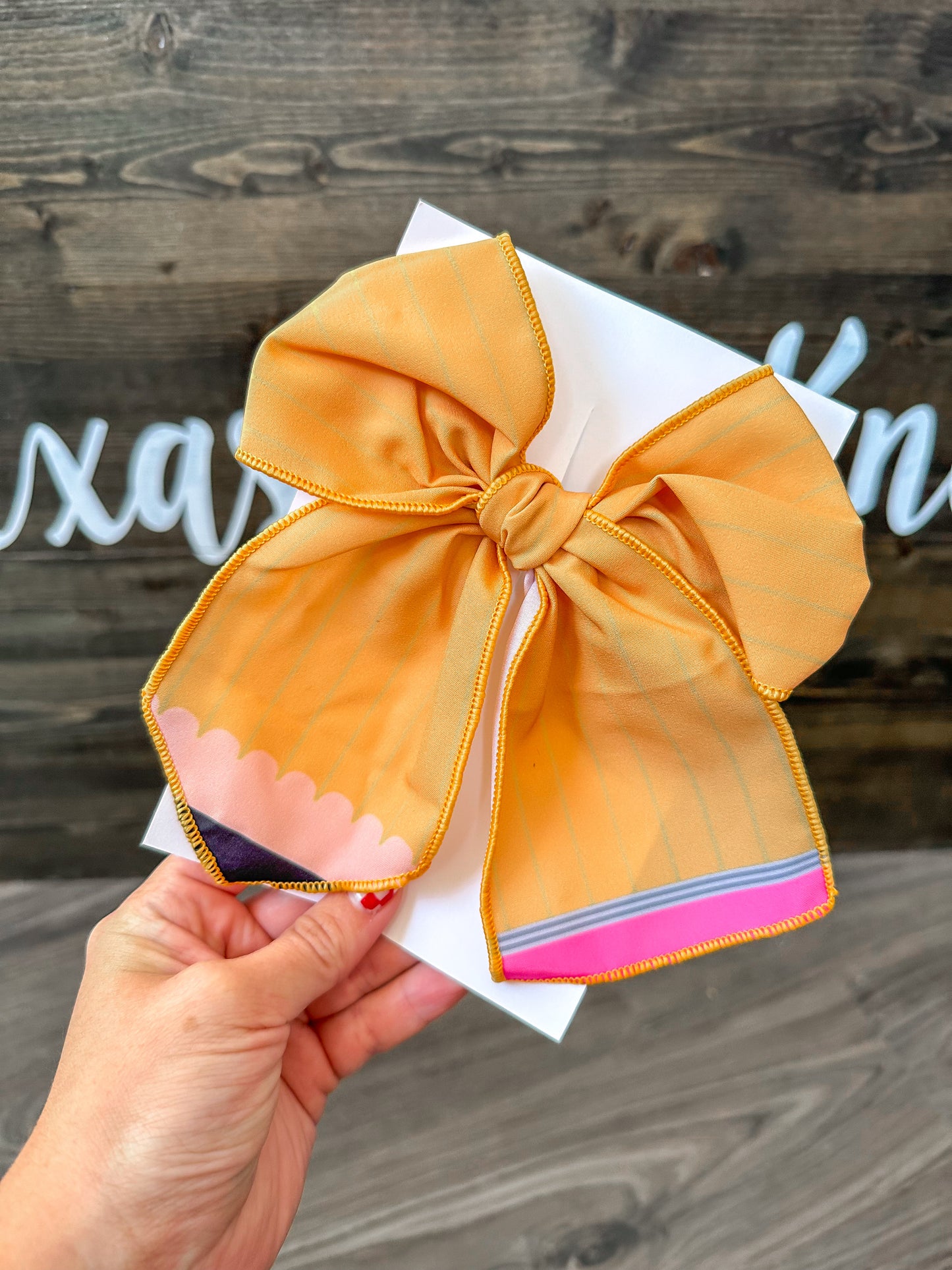 PRE ORDER Pencil Big Bow