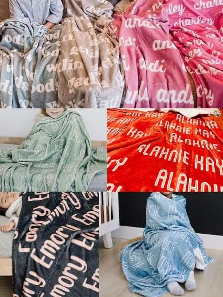 Cozy Personalized Blankets