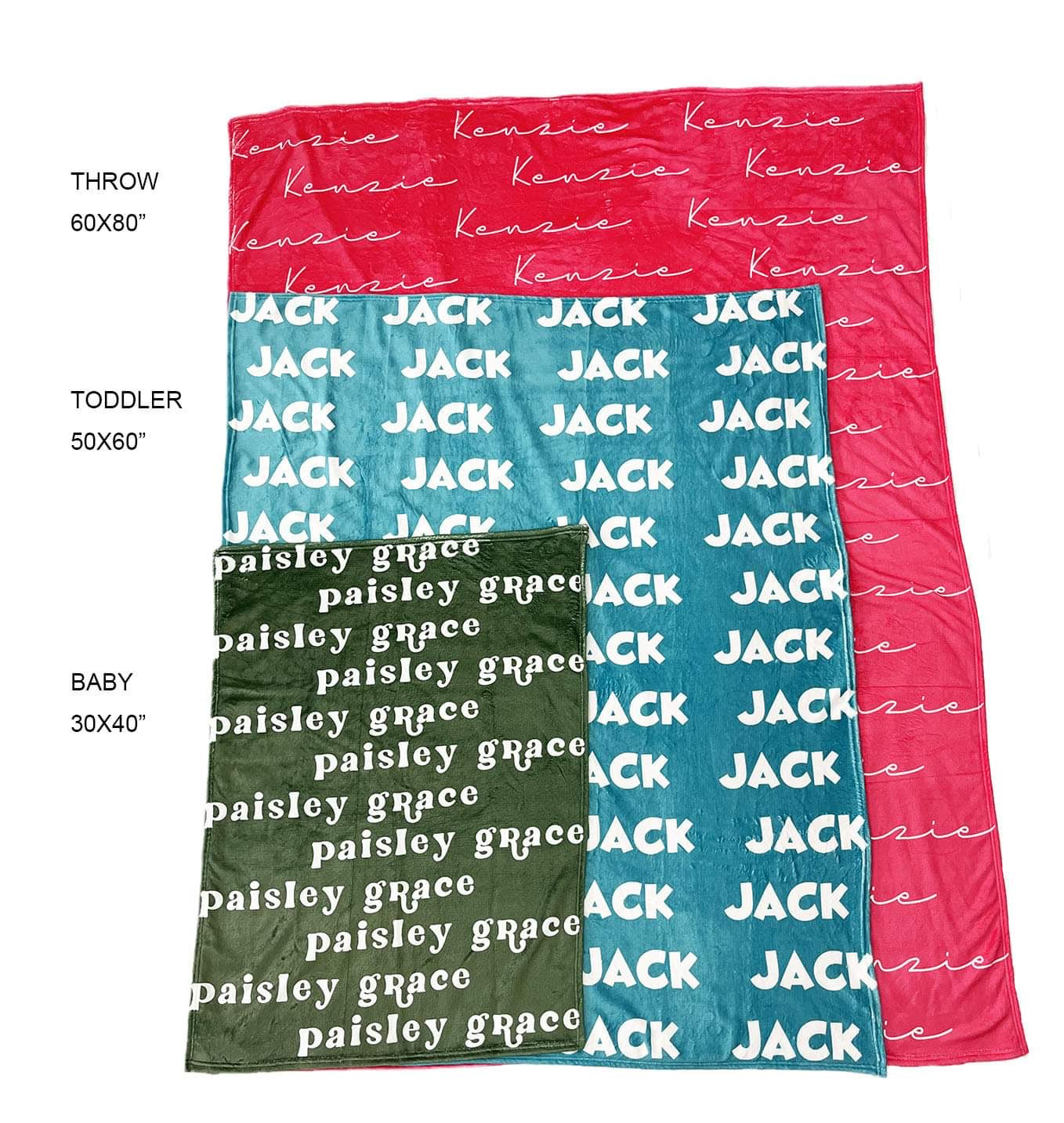 Cozy Personalized Blankets