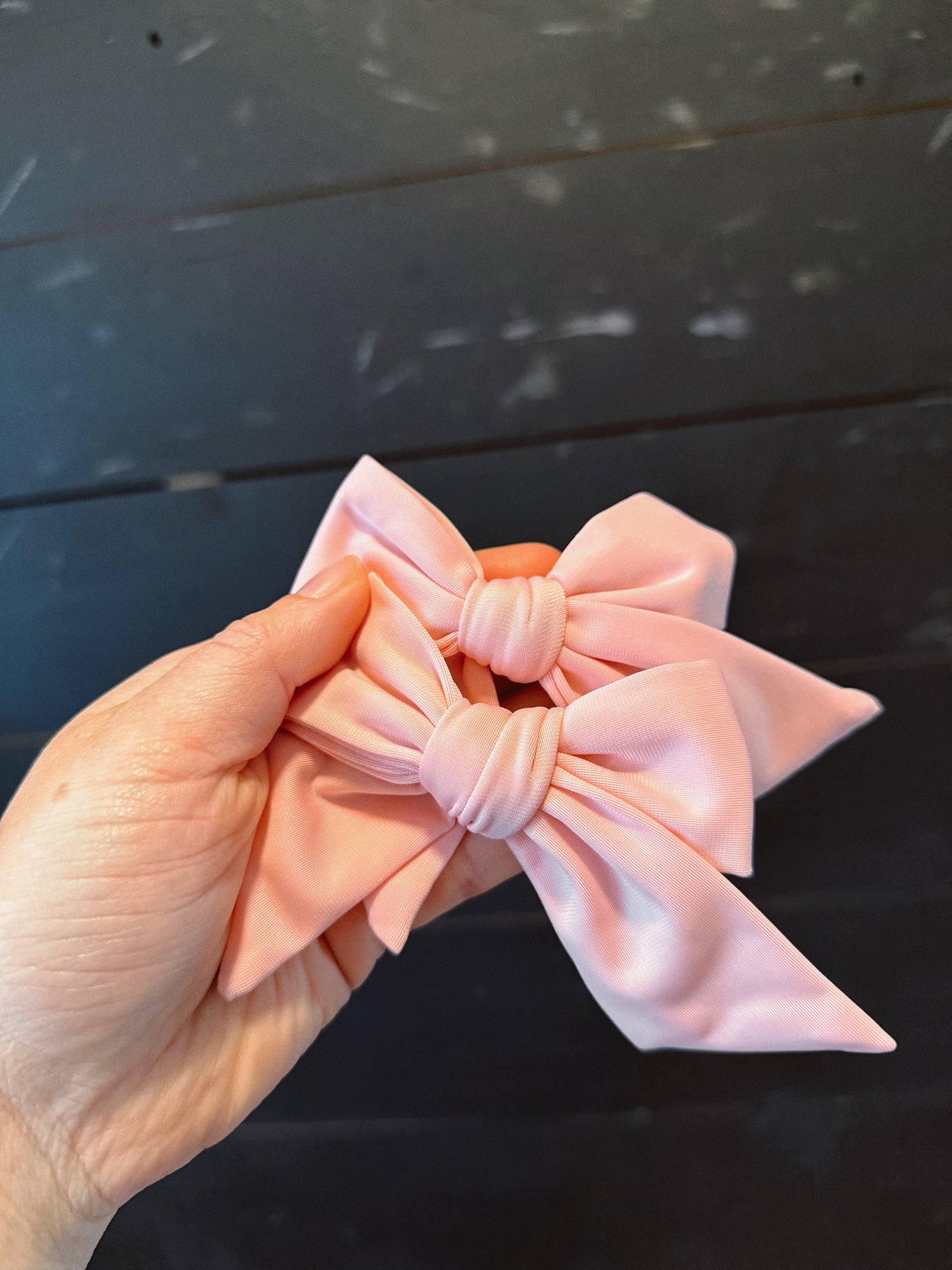 Light Pink swim piggies