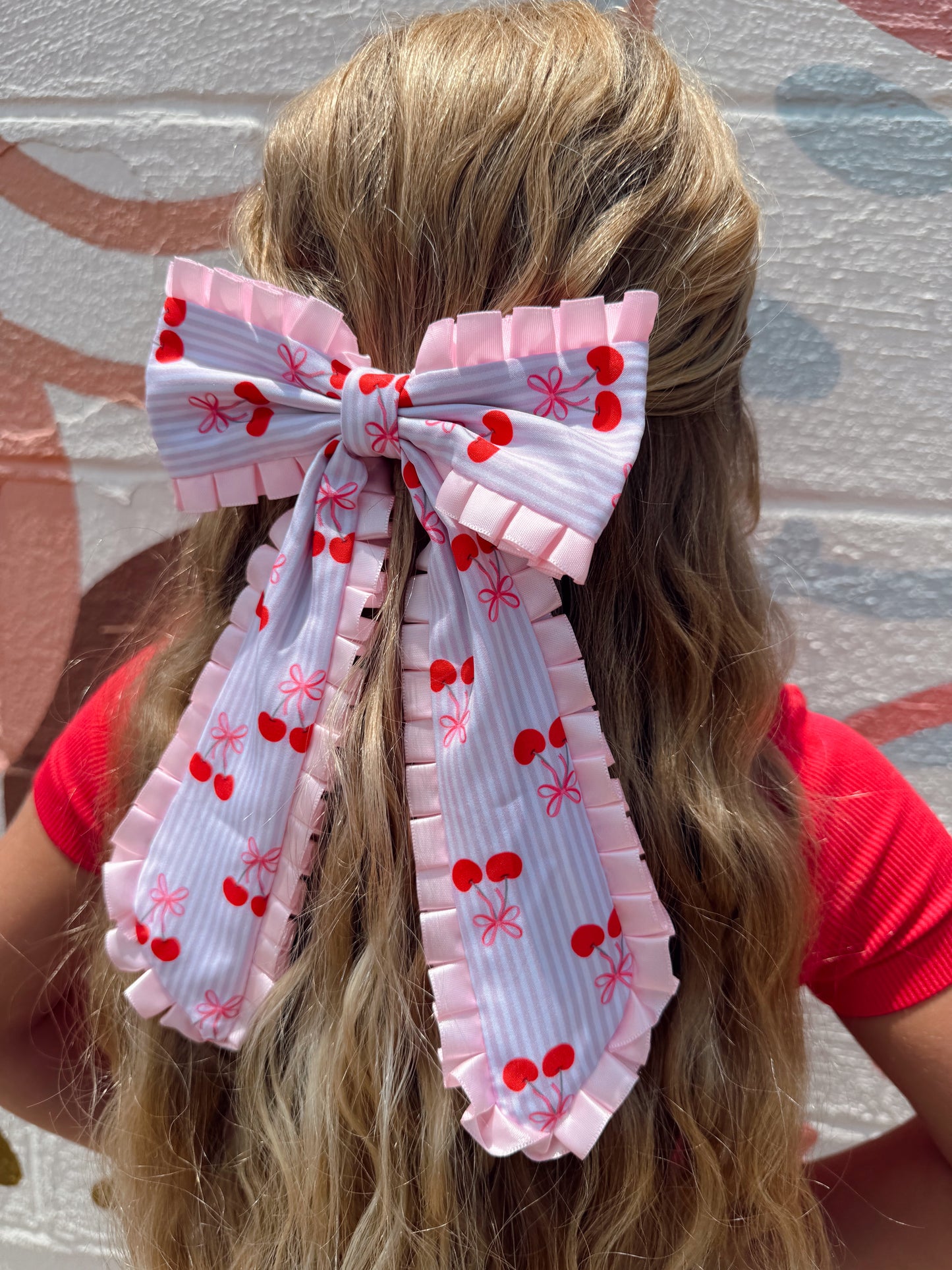 PINK CHERRIES XL BOW