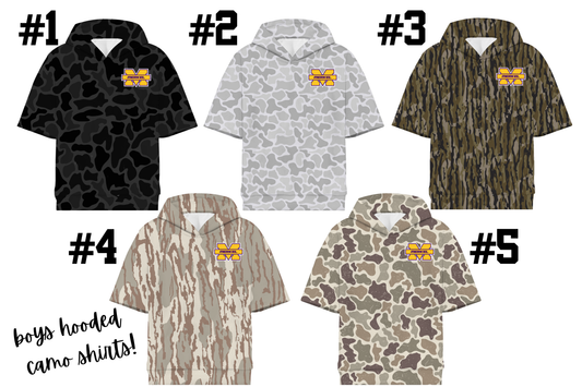 Merkel Camo Boys hooded shirt