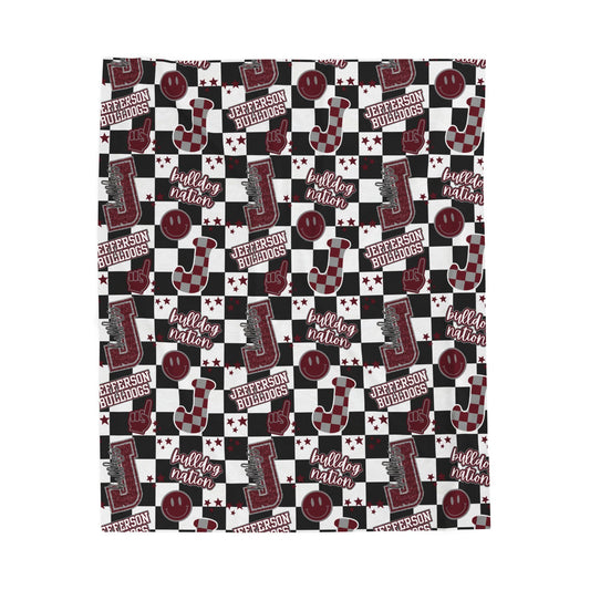 Jefferson bulldogs blanket