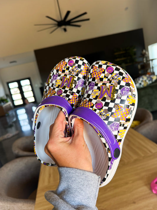 Merkel Check Clogs