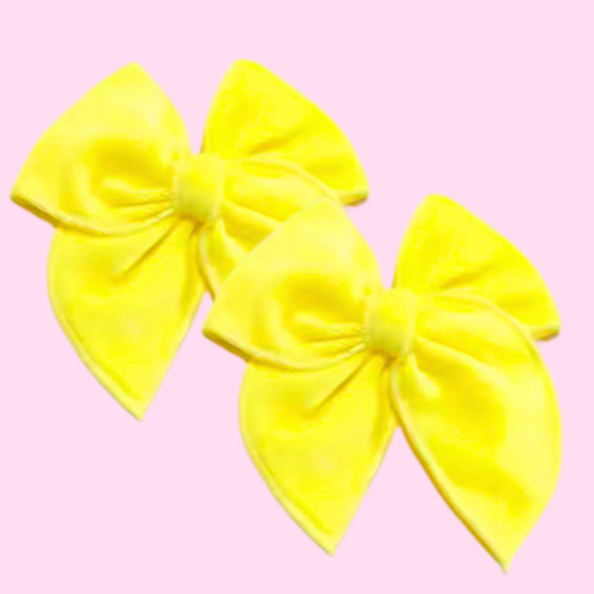Yellow Velvet Piggies