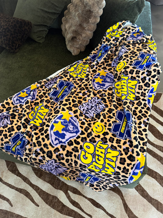 Merkel Leopard Throw