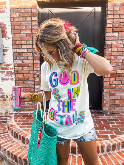 GOD IS IN THE DETAILS KIDS SHIRT