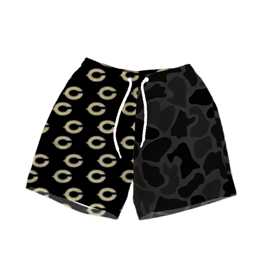 BOYS CLYDE shorts black camo