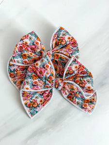 Floral Embroidered piggie set