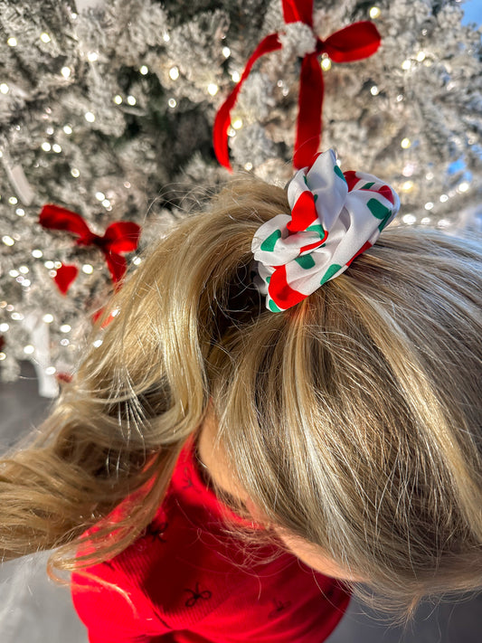 Christmas Tree Cake Scrunchie
