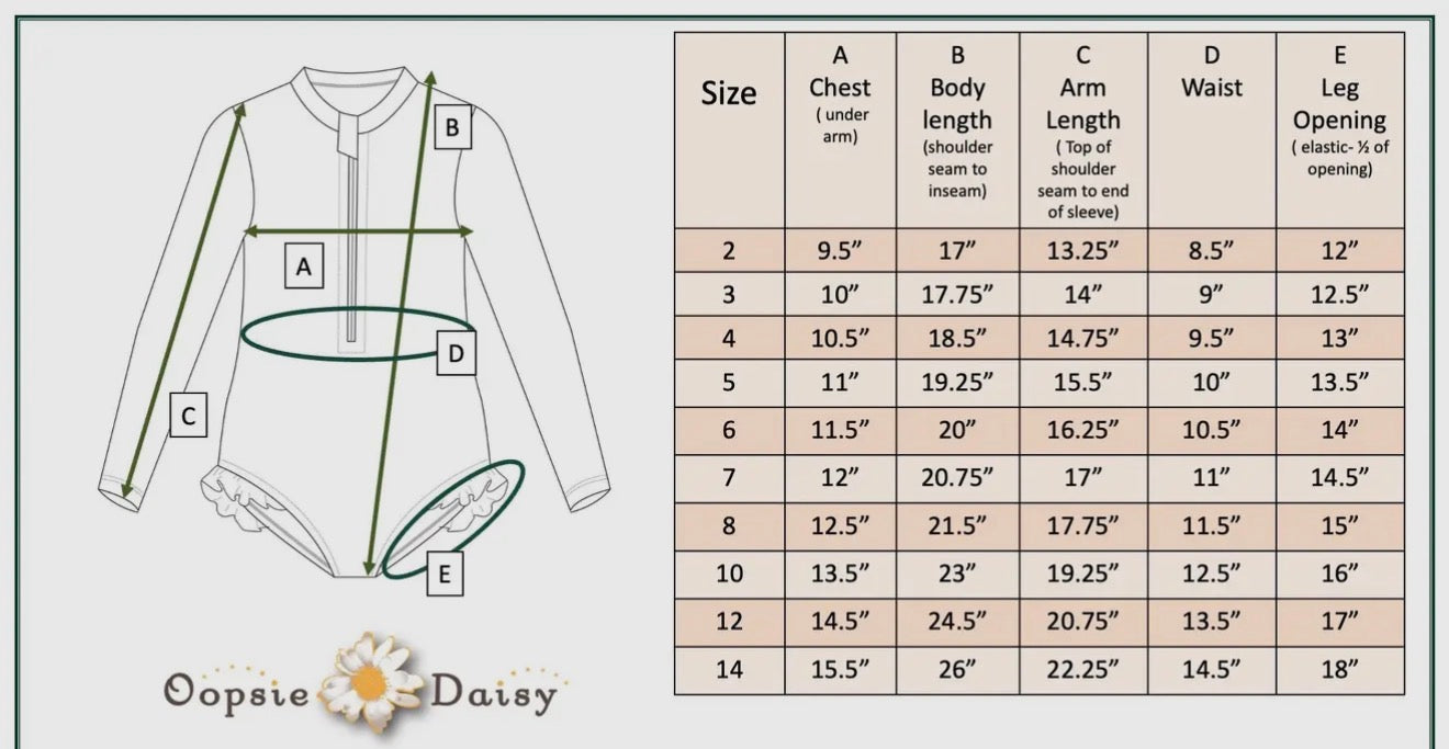 Retro floral wave rash guard one piece swimsuit