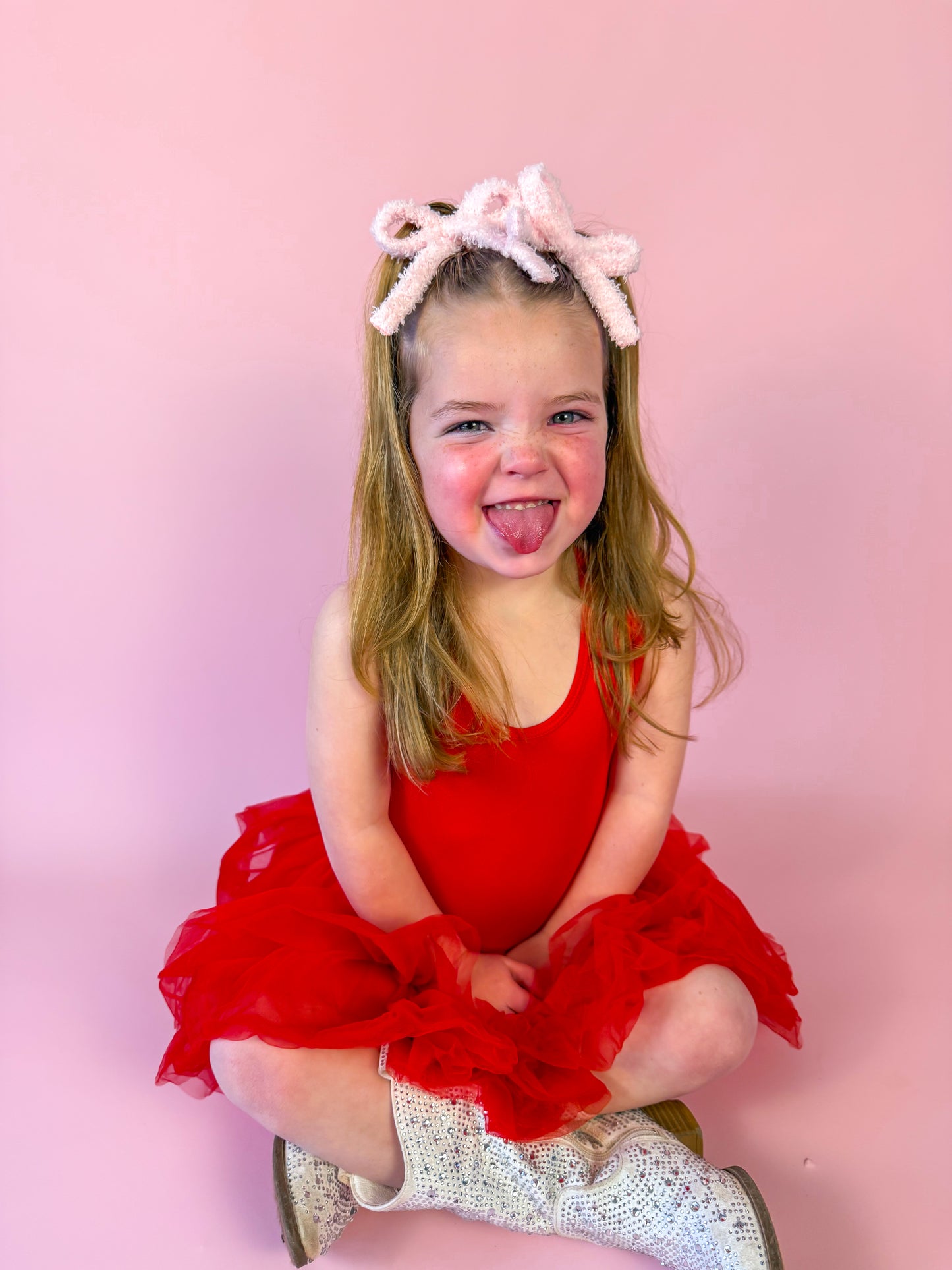 light pink cozy piggies