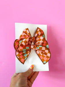 Retro Fall Checkers Piggie set