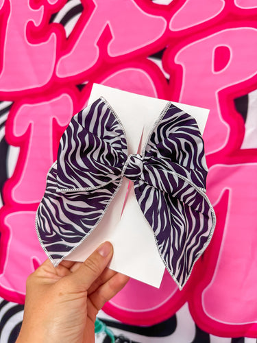 Zebra Big Bow