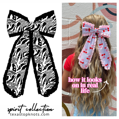 Zebras spirit bow PRE-ORDER 2 options