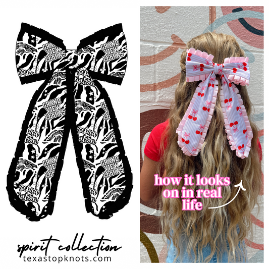 Zebras spirit bow PRE-ORDER 2 options