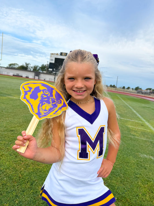 CUSTOM FANS/SIGNS mascot