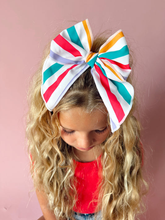 School stripes Big Bow