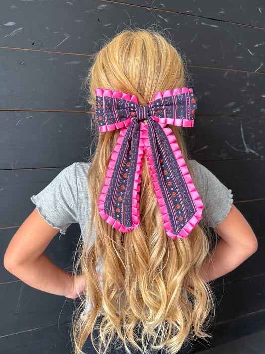 coquette halloween XL bow