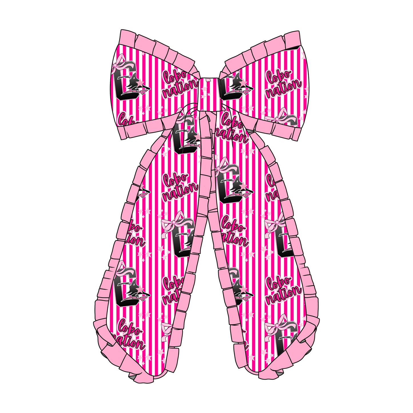 Cisco Pink out XL bow PREORDER