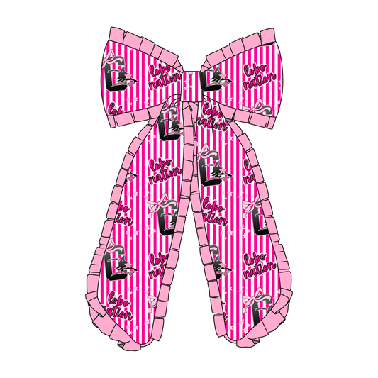 Cisco Pink out XL bow PREORDER