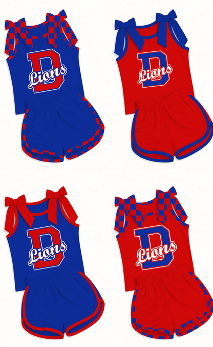Durant Lions Top & Short set