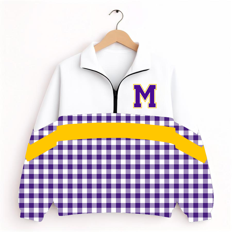 Merkel Gingham Pullover