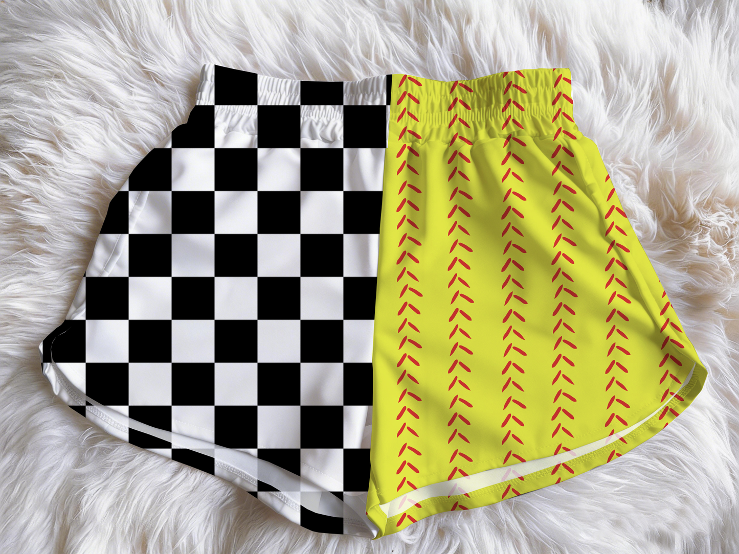 Softball split shorts