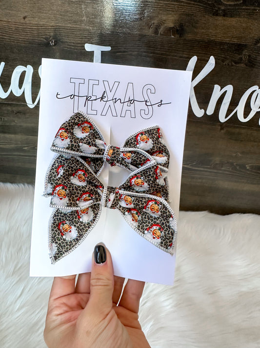 Leopard Santa Piggie sett