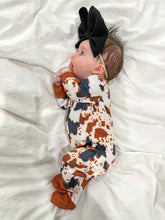 Load image into Gallery viewer, Brown cow sleeper