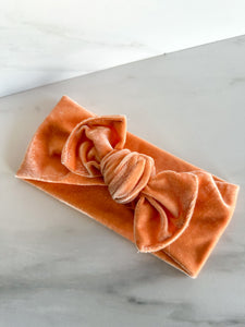 Peach Velvet wrap