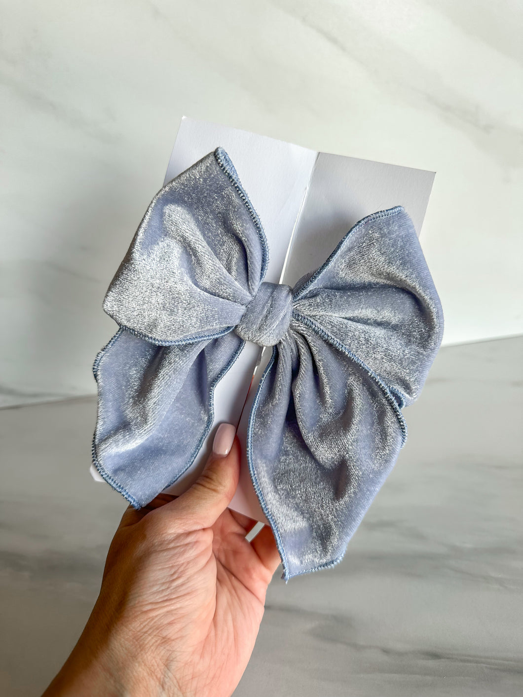 Baby Blue Big Bow
