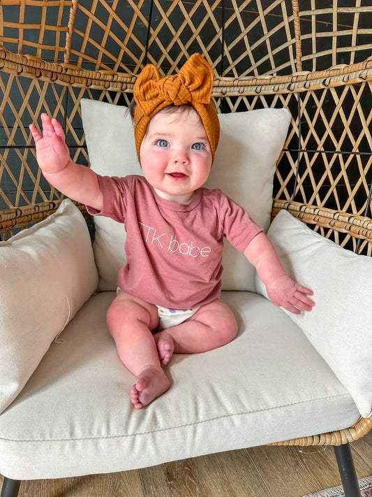 Pumpkin ribbed wrap